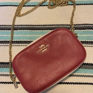 Coach Convertible Pebbled Leather Belt Bag